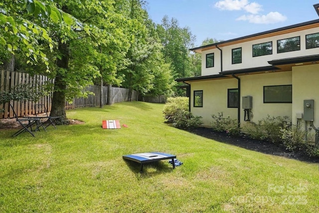 9305 Valley Rd, Charlotte, NC 28270 - view of yard with fence