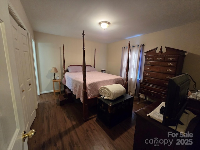 615 Tremont St, Troy, NC 27371 - bedroom with dark wood-style flooring