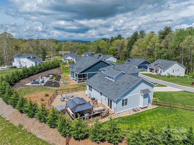 drone / aerial view