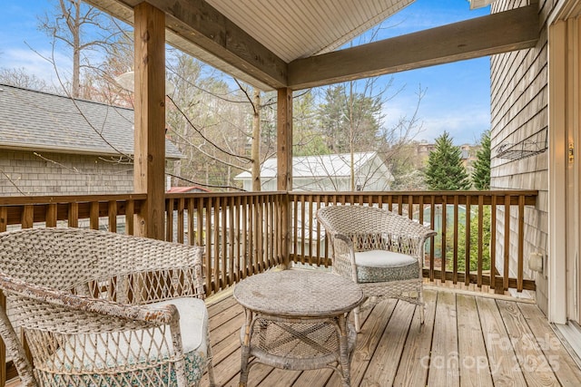 19 Castle St, Asheville, NC 28803 - view of deck