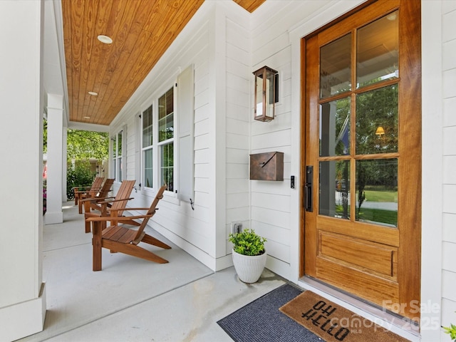 1614 Brook Rd, Charlotte, NC 28205 - doorway to property featuring covered porch