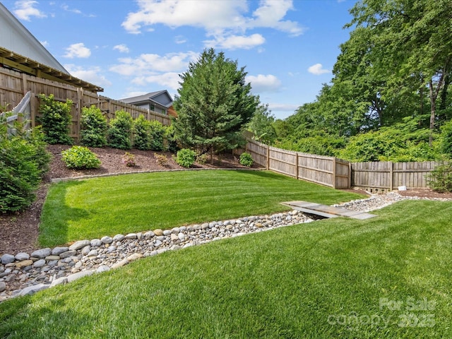 1614 Brook Rd, Charlotte, NC 28205 - view of yard with a fenced backyard
