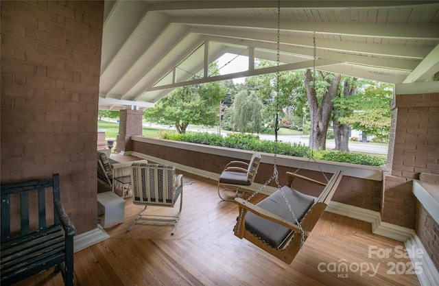 311 W Union St, Morganton, NC 28655 - sunroom / solarium with beam ceiling