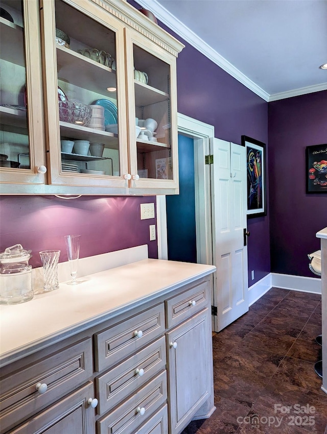 311 W Union St, Morganton, NC 28655 - interior space with baseboards and ornamental molding