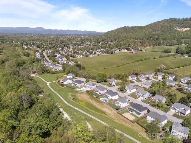 347 Wildbriar Rd Unit 28, Fletcher, NC 28732 - aerial view of property's location with nearby suburban area and a mountainous background