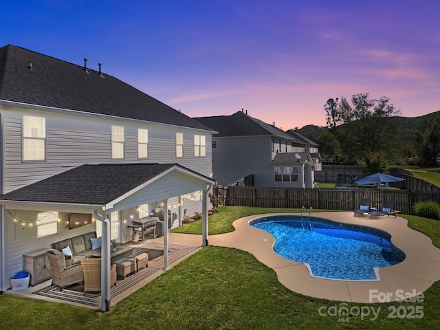 347 Wildbriar Rd Unit 28, Fletcher, NC 28732 - view of pool featuring an outdoor living space and a patio area