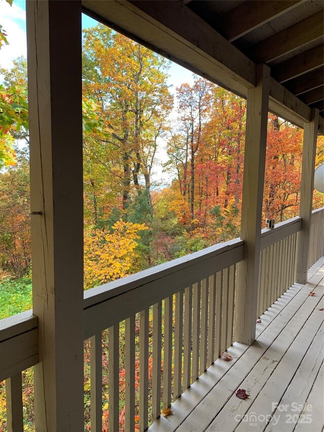 view of deck