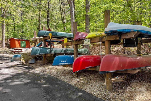 3110 Mentink Way, Nebo, NC 28761 - view of play area with a wooded view