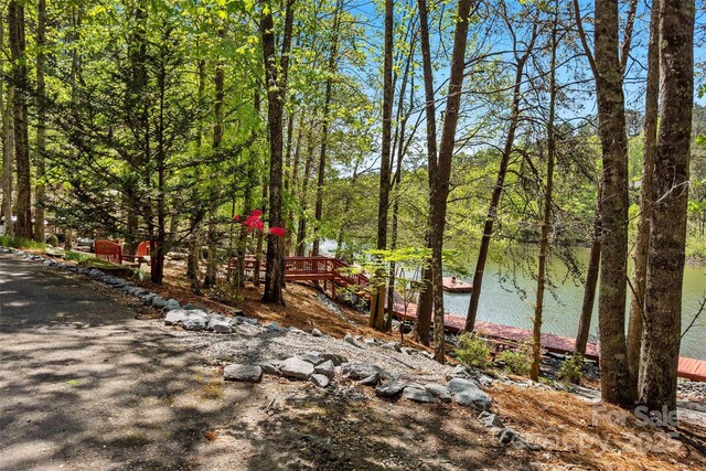 3110 Mentink Way, Nebo, NC 28761 - view of yard with a water view and a wooded view
