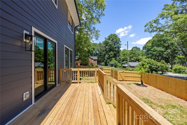 554 W Cama St, Charlotte, NC 28217 - view of wooden terrace