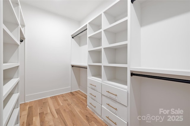 554 W Cama St, Charlotte, NC 28217 - walk in closet featuring light wood-style floors