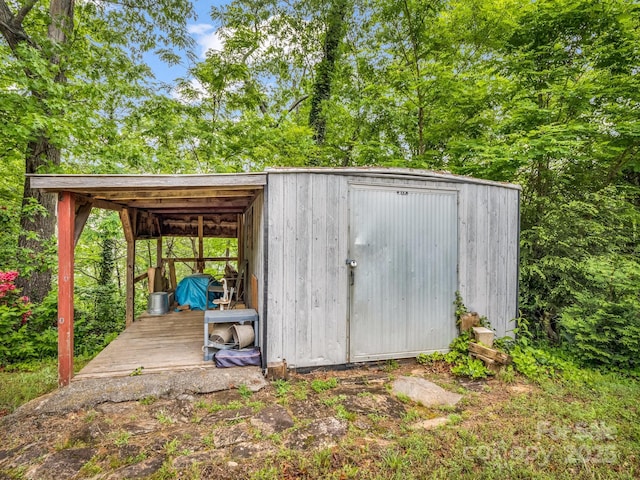 125 Snug Harbor Cir, Lake Lure, NC 28746 - view of shed