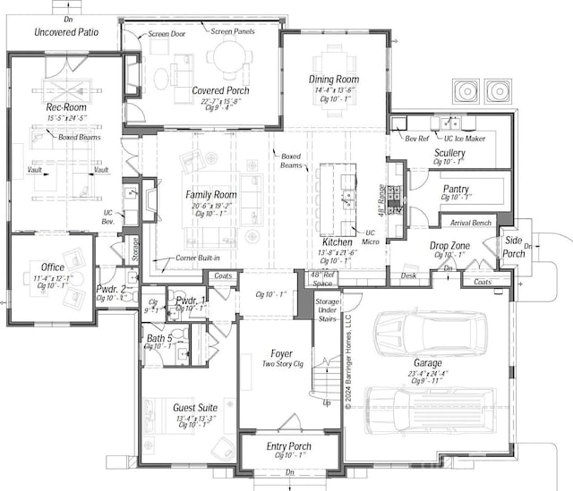 3030 Brookridge Ln, Charlotte, NC 28211 - home floor plan