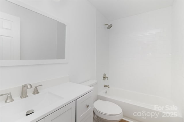 555 Pryor St, Chester, SC 29706 - full bathroom with vanity, toilet, and tub / shower combination