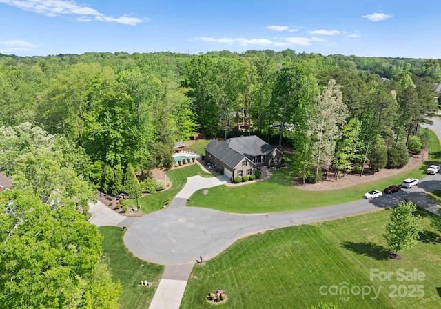 860 Arrow Point Ln, Davidson, NC 28036 - bird's eye view featuring a view of trees