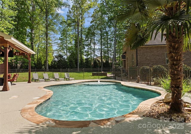 860 Arrow Point Ln, Davidson, NC 28036 - view of pool with a patio, fence, and a fenced in pool