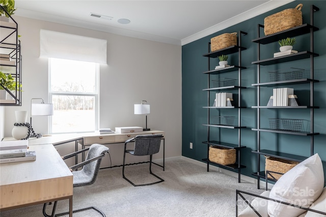 12017 Grinstead Ln Unit 301, Charlotte, NC 28278 - office space with carpet, ornamental molding, and baseboards