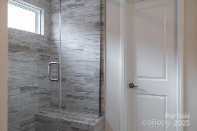 12017 Grinstead Ln Unit 301, Charlotte, NC 28278 - full bathroom featuring a shower stall