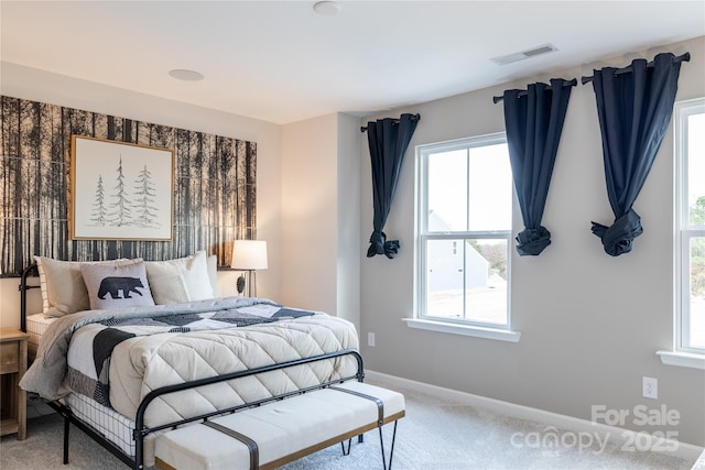 12017 Grinstead Ln Unit 301, Charlotte, NC 28278 - bedroom with light carpet and baseboards
