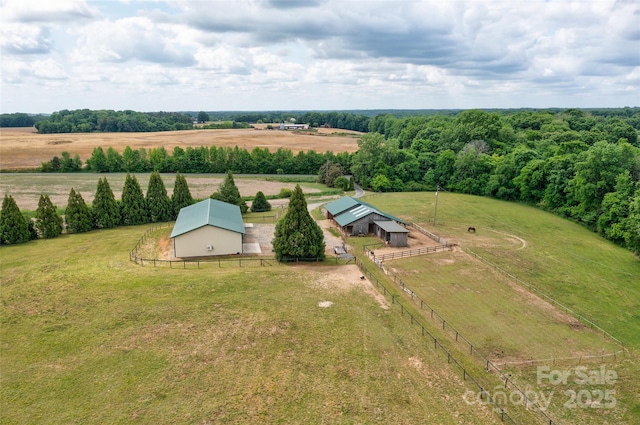 3400 Baucom Manor Rd, Monroe, NC 28110 - overview of rural landscape