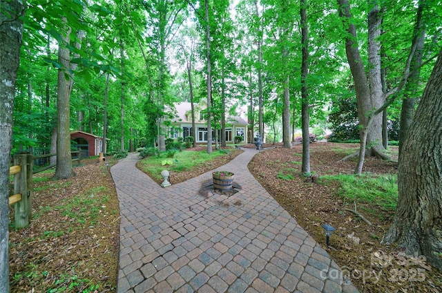 3400 Baucom Manor Rd, Monroe, NC 28110 - view of home's community featuring an outdoor structure and a storage unit