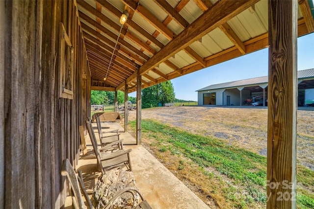 3400 Baucom Manor Rd, Monroe, NC 28110 - view of patio / terrace with an outdoor structure and an exterior structure