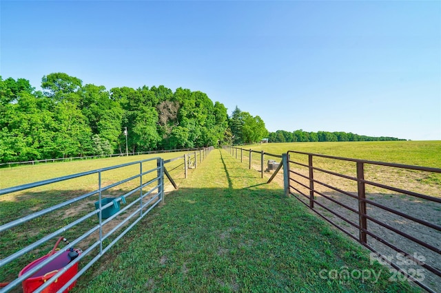 3400 Baucom Manor Rd, Monroe, NC 28110 - view of yard featuring a view of countryside