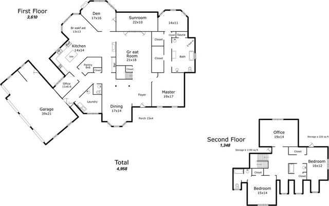 3400 Baucom Manor Rd, Monroe, NC 28110 - floor plan / room layout