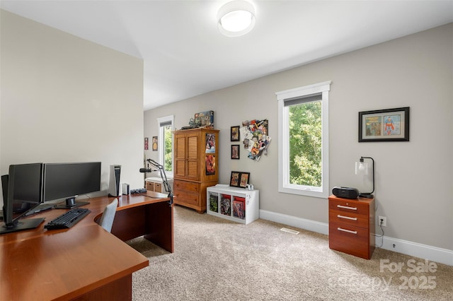 1004 Berwick Ct, Waxhaw, NC 28173 - office with carpet and baseboards
