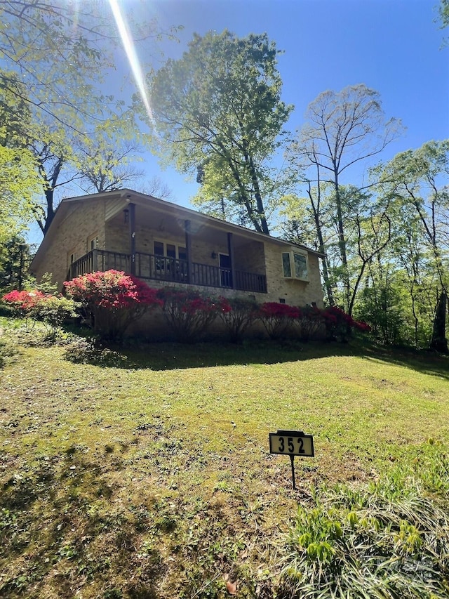 352 Edgemont Dr, Kings Mountain, NC 28086 - exterior space with a yard