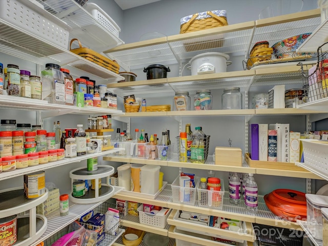 view of pantry