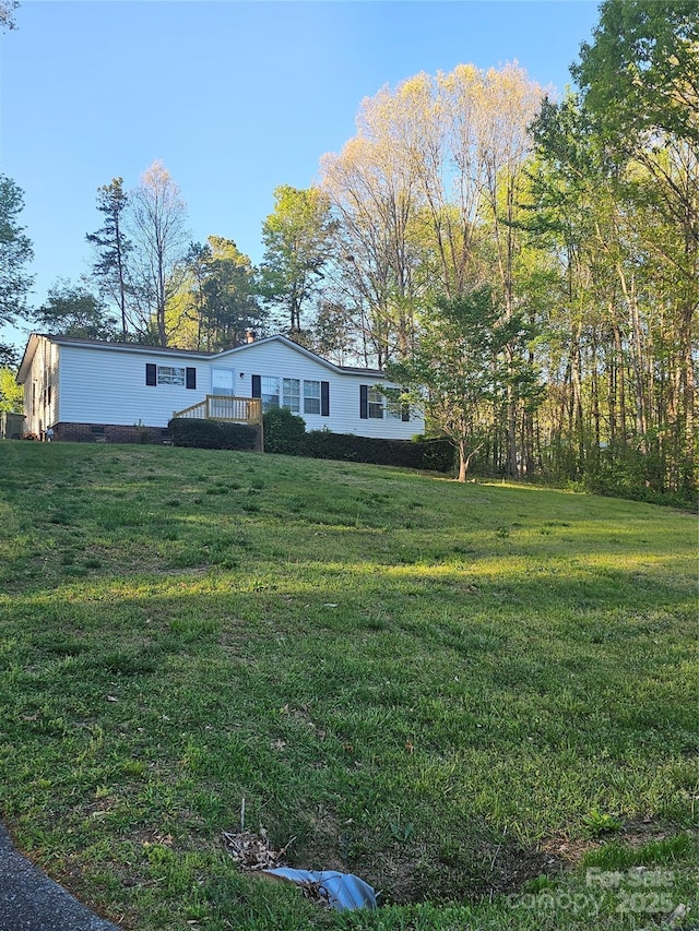 112 Thunder Rd, China Grove, NC 28023 - exterior space featuring a wooden deck