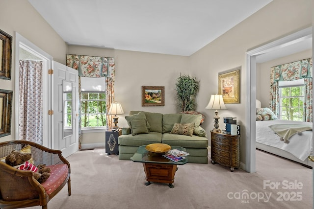6914 Riesman Ln Unit 95, Charlotte, NC 28210 - living area with baseboards and carpet