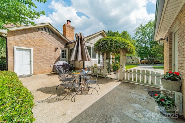 5522 Sharon Rd, Charlotte, NC 28210 - view of patio / terrace featuring a grill