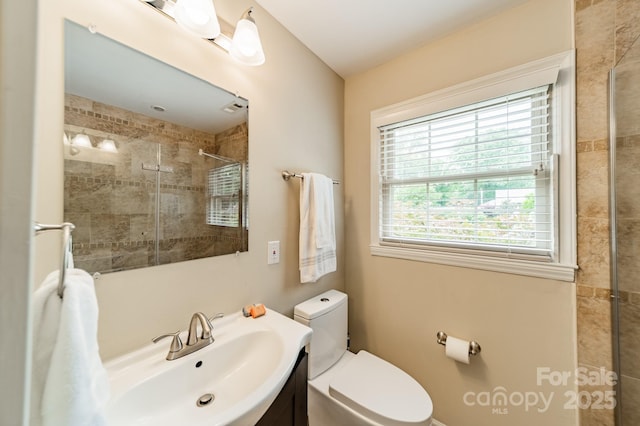 5522 Sharon Rd, Charlotte, NC 28210 - bathroom featuring vanity and a tile shower