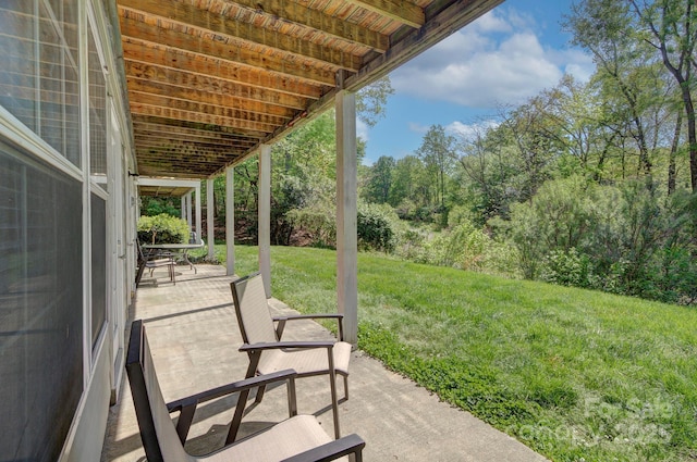 6510 Clavell Ln Unit B, Charlotte, NC 28210 - view of patio / terrace
