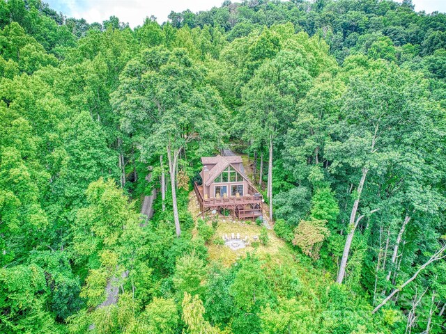 171 Jade Dr, Clyde, NC 28721 - aerial view of property's location featuring a forest