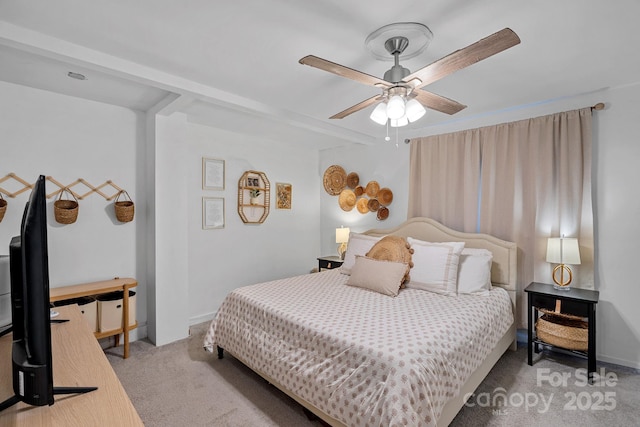 4314 Oak Forest Dr, Charlotte, NC 28215 - bedroom featuring a ceiling fan and carpet flooring
