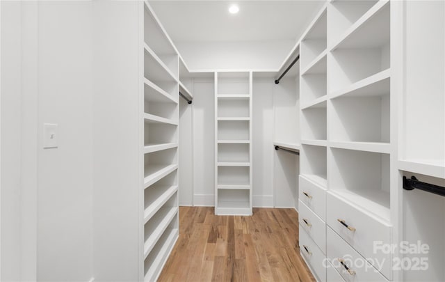 816 Tennyson Dr, Charlotte, NC 28208 - walk in closet with light wood-style flooring