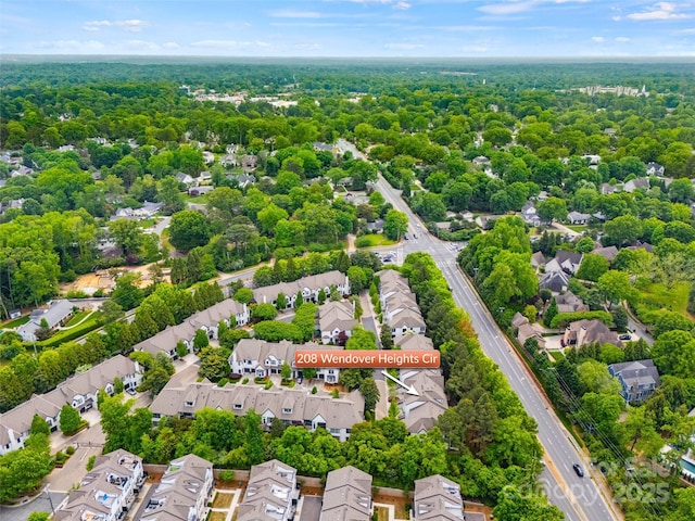 drone / aerial view featuring a residential view