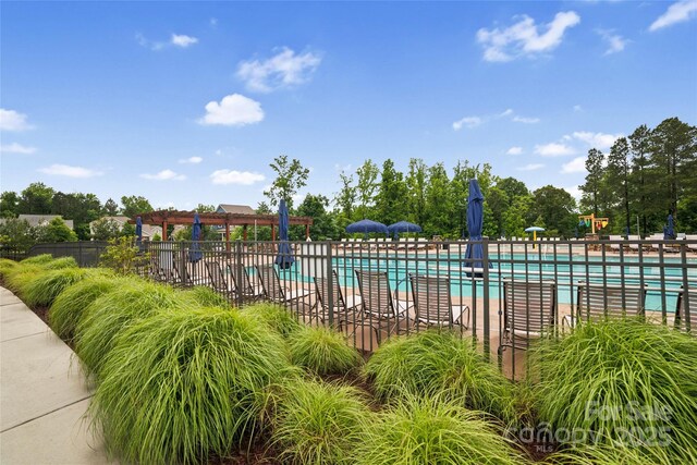 528 Rock Skip Way, Fort Mill, SC 29708 - community pool with a pergola