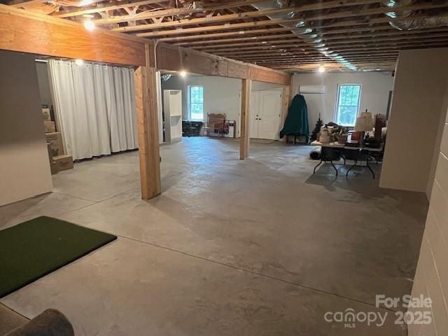 below grade area featuring healthy amount of natural light