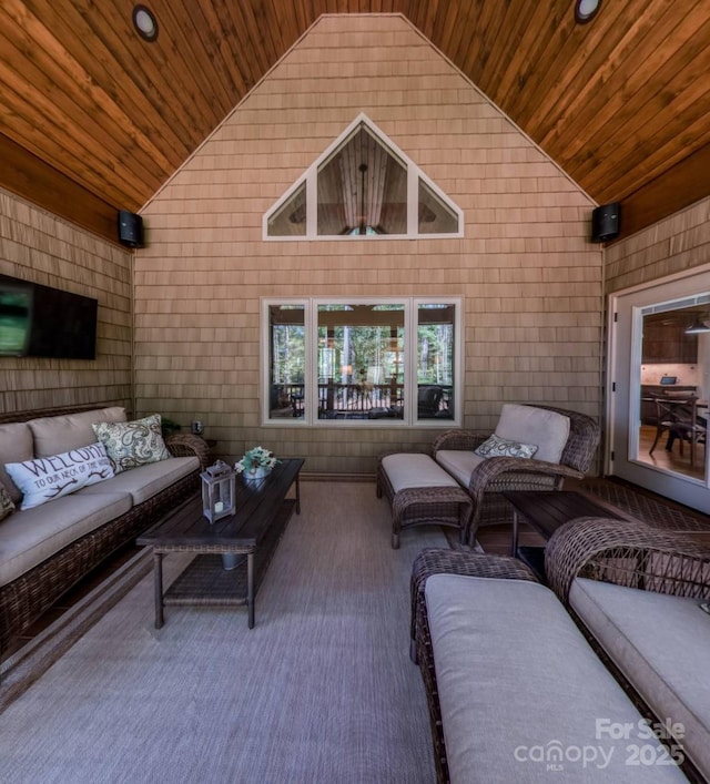 view of patio / terrace with outdoor lounge area