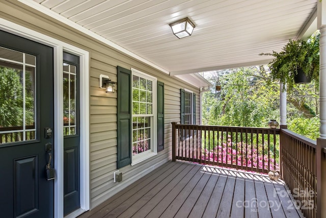 view of deck