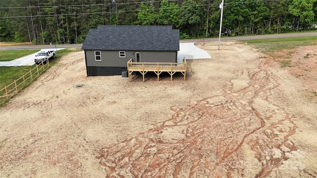 108 Big Hill Rd, Lawndale, NC 28090 - view of subject property with a heavily wooded area