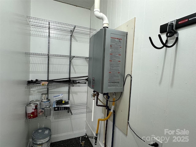 396 Pitts School Rd NW, Concord, NC 28027 - utility room featuring water heater