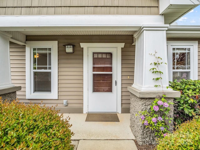 5802 Wood Duck Way, Hendersonville, NC 28792 - doorway to property with a porch