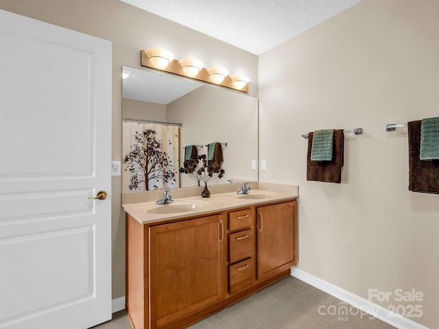 5802 Wood Duck Way, Hendersonville, NC 28792 - full bathroom with double vanity and baseboards
