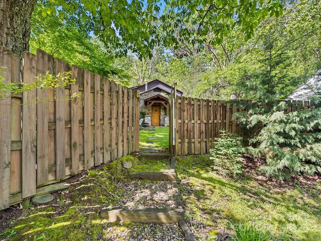 24 Iroquois St, Black Mountain, NC 28711 - view of fenced backyard