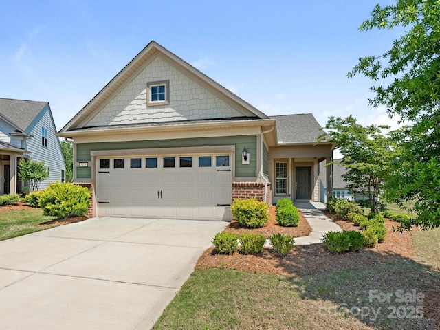 1026 Kirby Dr, Fort Mill, SC 29715 - craftsman inspired home featuring brick siding and concrete driveway